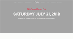 Desktop Screenshot of hamburgburgerfest.com